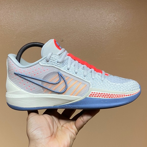 Nike Sabrina 1 'Grounded' Light Bone Laser Orange Ashen Slate” Size 8 FQ3381 002 - Picture 4 of 16